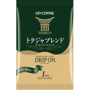キーコーヒー　ドリップオン　トラジャブレンド　８ｇ　１箱（５袋）2