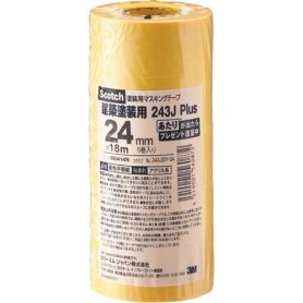 ３Ｍ　スコッチ　マスキングテープ　２４３Ｊ　塗装用　２４ｍｍ×１８ｍ　２４３ＪＤＩＹ－２４　１パック（５巻）