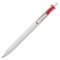 三菱鉛筆　ゲルインクボールペン　ユニボール　ワン　０．３８ｍｍ　赤　（軸色：オフホワイト）　ＵＭＮＳ３８．１５　１本
