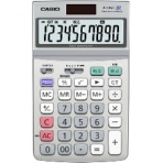 カシオ　グリーン購入法適合電卓　１０桁　ジャストタイプ　ＪＦ－１００ＧＴ－Ｎ　１台