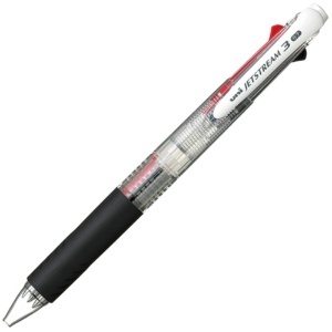 三菱鉛筆　ジェットストリーム　３色ボールペン　０．７ｍｍ　（軸色：透明）　ＳＸＥ３４０００７．Ｔ　１本1