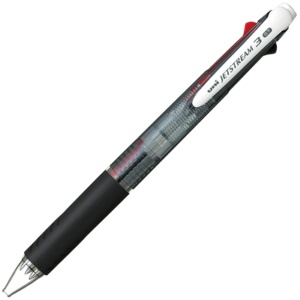 三菱鉛筆　ジェットストリーム　３色ボールペン　０．７ｍｍ　（軸色：黒）　ＳＸＥ３４０００７．２４　１本1