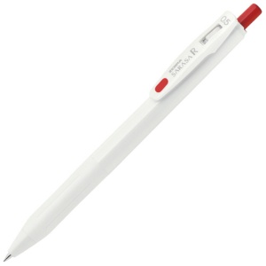 ゼブラ　ジェルボールペン　サラサＲ　０．５ｍｍ　赤　（軸色：白）　ＪＪ２９－Ｒ１－Ｒ　１本1