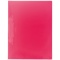 リヒトラブ　ルーパーファイル（色透明表紙）　Ａ４タテ　２穴　１００枚収容　クリスタルピンク　Ｆ－３００６－５Ｐ－１８　１パック（５冊）
