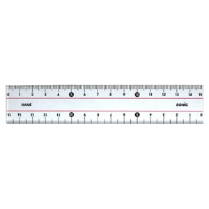 ソニック　１５ｃｍ直線定規　学納タイプ　ＳＮ－３６６　１本1