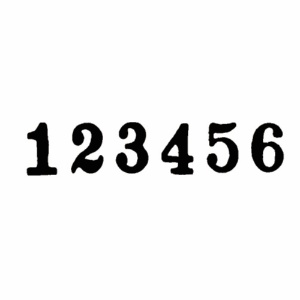 ライオン事務器　ナンバリング　Ｂ型　６桁７様式　Ｅ字体　Ｂ－７６　１台2