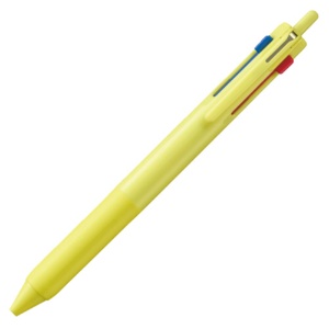 三菱鉛筆　ジェットストリーム　３色ボールペン　０．７ｍｍ　（軸色：レモンイエロー）　ＳＸＥ３５０７０７．２８　１本1