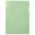 ハート　紙製クリアファイル　Ａ４　グリーン（片全面半透明）　ＸＷ０１０３　１箱（３０枚）