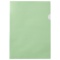 ハート　紙製クリアファイル　Ａ４　グリーン（片全面半透明）　ＸＷ０１０３　１箱（３０枚）