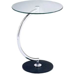 あずま工芸　サイドテーブル　幅４６０×奥行４６０×高さ５５５ｍｍ　クリアガラス　ＬＬＴ－８５１４　１台1