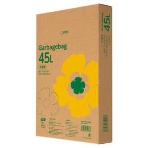 ＴＡＮＯＳＥＥ　ゴミ袋エコノミー　半透明　４５Ｌ　ＢＯＸタイプ　１箱（１１０枚）1
