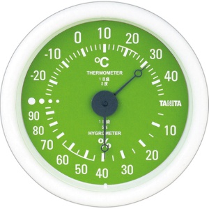 タニタ　アナログ温湿度計　グリーン　ＴＴ－５１５－ＧＲ　１個1