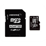 ハイディスク　ｍｉｃｒｏＳＤＨＣカード　Ｃｌａｓｓ１０　ＵＨＳ－Ｉ対応　ＳＤ変換アダプター付　ＨＤＭＣＳＤＨＣＬ１０ＵＩＪＰ３