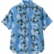 アイトス　ボタンダウンアロハシャツ（カジーマ）（男女兼用）　シーティング　サックス　Ｓサイズ　ＡＺ－５６１１０－００７－Ｓ　１着