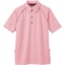 アイトス　バックサイドポケット付半袖ポロシャツ（男性用）　二重編みニット　ピンク　Ｍサイズ　ＡＺ－７６６３－１６０－Ｍ　１着