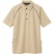 アイトス　バックサイドポケット付半袖ポロシャツ（男性用）　二重編みニット　ベージュ　Ｌサイズ　ＡＺ－７６６３－００２－Ｌ　１着
