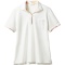 住商モンブラン　ＬＡＵＲＡ　ＡＳＨＬＥＹ　レディースニットシャツ（半袖）　オフホワイト×アメリピンク　Ｓサイズ　ＬＷ２０３－１２－Ｓ　１着