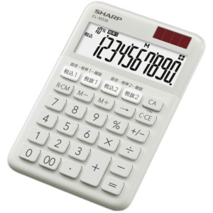 シャープ　カラー・デザイン電卓　１０桁　ミニナイスサイズ　グレー系　ＥＬ－Ｍ３３６－ＨＸ　１台1