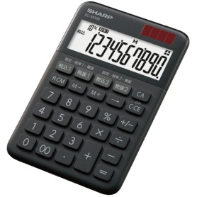 シャープ　カラー・デザイン電卓　１０桁　ミニナイスサイズ　ブラック系　ＥＬ－Ｍ３３６－ＢＸ　１台