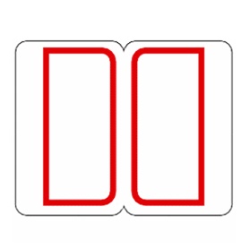 ライオン事務器　インデックスラベル　１８×２５ｍｍ　赤　ＲＳ３　１パック（３５２片：１６片×２２シート）