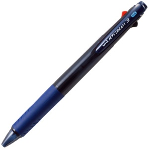 三菱鉛筆　ジェットストリーム　３色ボールペン　０．５ｍｍ　（軸色：透明ネイビー）　ＳＸＥ３４０００５Ｔ．９　１本1