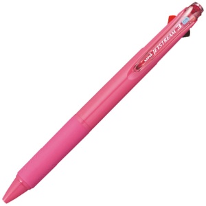 三菱鉛筆　ジェットストリーム　３色ボールペン　０．５ｍｍ　（軸色：ローズピンク）　ＳＸＥ３４０００５．６６　１本1