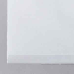 ハート　紙製クリアファイル（片全面半透明）　Ａ４　ホワイト　ＸＷ１１０１　１箱（１００枚）4