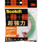 ３Ｍ　スコッチ　超強力両面テープ　透明素材用