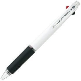 三菱鉛筆　ジェットストリーム　３色ボールペン　０．５ｍｍ　（軸色：白）　ＳＸＥ３４０００５．１　１本