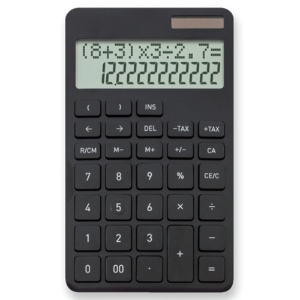 アスカ　計算式表示電卓　１２桁　Ｓ　ブラック　Ｃ１２５８ＢＫ　１台1