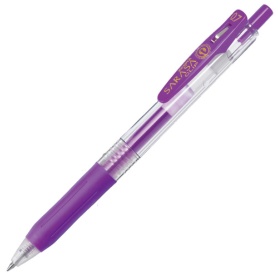 ゼブラ　ジェルボールペン　サラサクリップ　０．７ｍｍ　紫　ＪＪＢ１５－ＰＵ　１本