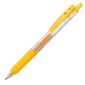 ゼブラ　ジェルボールペン　サラサクリップ　０．５ｍｍ　黄　ＪＪ１５－Ｙ　１本