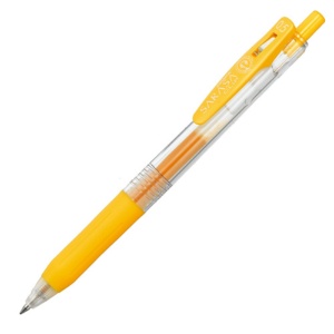 ゼブラ　ジェルボールペン　サラサクリップ　０．５ｍｍ　黄　ＪＪ１５－Ｙ　１本1