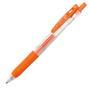 ゼブラ　ジェルボールペン　サラサクリップ　０．５ｍｍ　レッドオレンジ　ＪＪ１５－ＲＯＲ　１本1