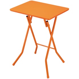ホームスタイリング　タッチ　フォールディングテーブル　Ｓ　幅５６０×奥行４２０ｍｍ　オレンジ　１台
