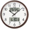 カシオ　生活環境お知らせ電波掛時計　温湿度計付　メタリックブラウン　ＩＴＭ－６５０Ｊ－５ＪＦ　１台