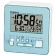 カシオ　デジタル電波置時計　温湿度計付　パールブルー　ＤＱＤ－８０５Ｊ－２ＪＦ　１台1