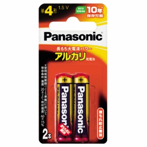 パナソニック　アルカリ乾電池　単４形　ＬＲ０３ＸＪ／２Ｂ　１パック（２本）1