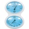 タニタ　温湿度計　ブルー　ＴＴ－５０９－ＢＬ　１個