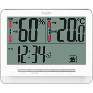 タニタ　温湿度計　ホワイト　ＴＴ－５３８ＷＨ　１個1