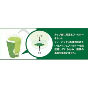 吉村　Ｌｅａｆ　Ｔｅａ　Ｃｕｐ（フタつき）　緑茶　１パック（５個）3