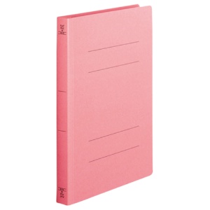 ＴＡＮＯＳＥＥ　フラットファイル（厚とじＷ）　Ａ４タテ　２５０枚収容　背幅２８ｍｍ　ピンク　１パック（１０冊）1