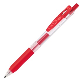 ゼブラ　ジェルボールペン　サラサクリップ　０．３ｍｍ　赤　ＪＪＨ１５－Ｒ　１本