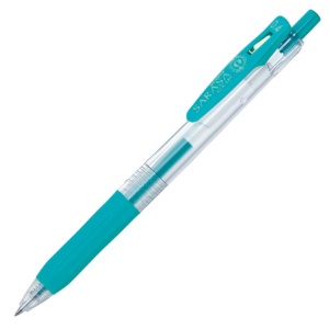 ゼブラ　ジェルボールペン　サラサクリップ　０．４ｍｍ　ブルーグリーン　ＪＪＳ１５－ＢＧ　１本1