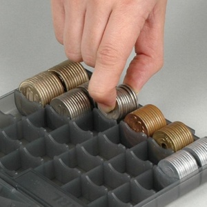 カール事務器　コインケース　各硬貨５０枚収容　ＣＸ－１０００　１個2