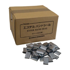 司化成工業　ツカサ　重梱包バンド用金具シール「１６ｍｍ用」　ＴＭＳ１６　１箱（１０００個）