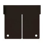ＴＲＵＳＣＯ　カスタムワゴン用仕切り板　小　Ｈ１００　ブラック　ＴＡＣＲＤＳ１００ＢＫ　１枚