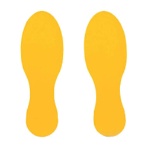 岩田製作所　ＩＷＡＴＡ　ラインプロ足型シート（黄）　ＬＰＦ２　１パック（２枚）