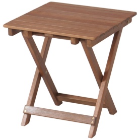 不二貿易　サイドテーブル　ＶＦＳ－ＧＴ３３ＦＪ　幅３５０×奥行３５０×高さ４４０ｍｍ　ブラウン　Ｃ／Ｄ７９４９９　１台