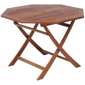 不二貿易　八角テーブル　ＧＴ０５ＦＢ　幅１１００×奥行１１００×高さ７４０ｍｍ　ブラウン　Ｃ／Ｄ８１０６２　１台1